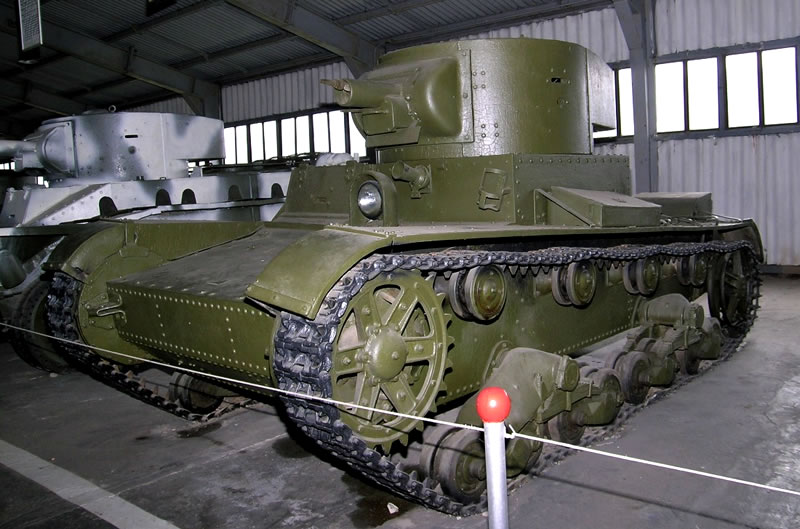 Танк Т-26, на базе которого был создан телетанк ТТ-26.