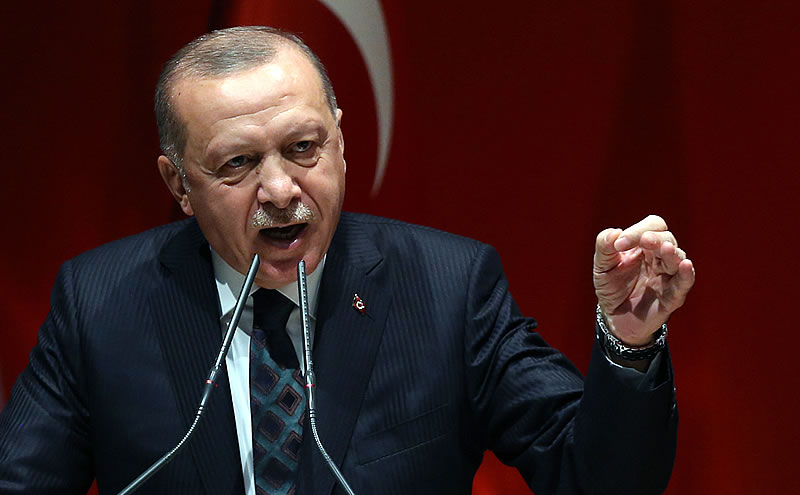 Президент Эрдоган сердится.