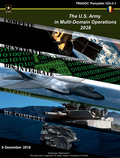 Концепция &#171;Сухопутные войска США в многосферных операциях 2028&#187;.