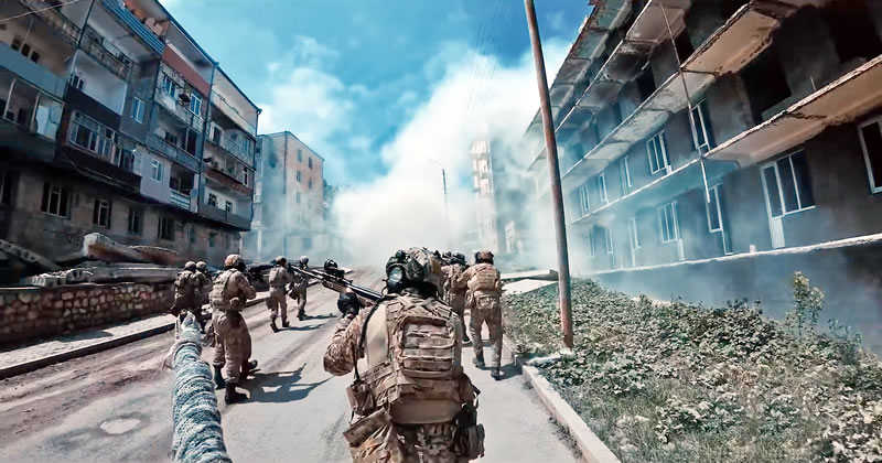 Боевые группы азербайджанского спецназа входят в Шушу.