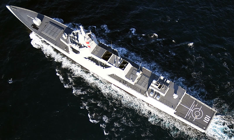 Суперэсминец Nanchang – флагман китайской эскадры на учениях &#171;Морское взаимодействие-2021&#187;.