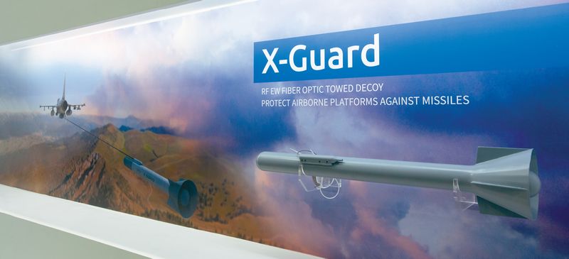 Буксируемая активная волоконно-оптическая противоракетная ложная цель X-Guard.
