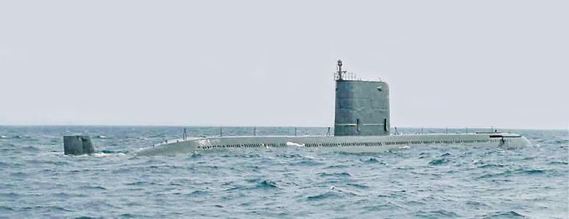 Подводная лодка-ракетоносец 8.24 Yongung типа Sinpo-C.